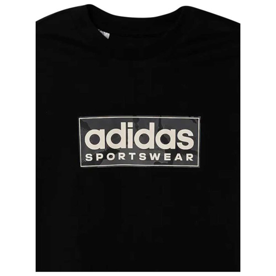 Adidas Παιδική κοντομάνικη μπλούζα Camo Linear Graphic Tee